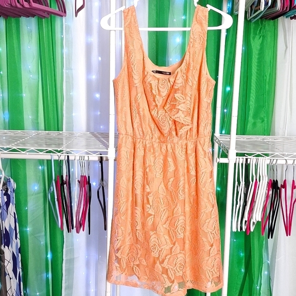 Maurices PEACH DRESS SIZE SMALL - Picture 1 of 5